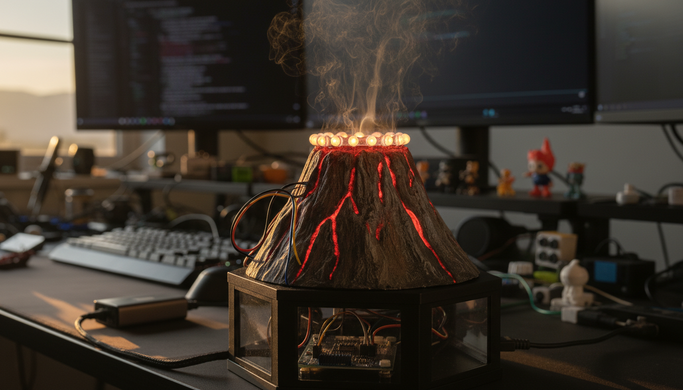 Desk Volcano project